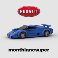 Blue Bugatti EB110 Sport Car