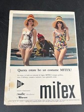 Pubblicità d'epoca originale reclame stampa pubblicitaria a pagina intera Mitex