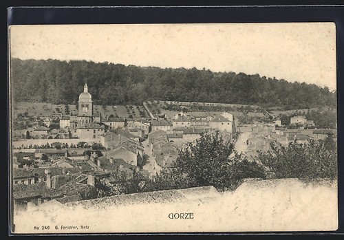 Cpa gorz vue générale - gorz,,