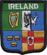 Patch ricamata nera Irlanda 4