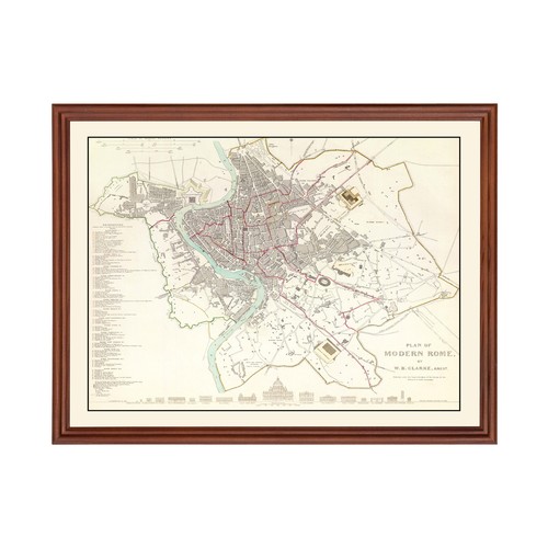 Vecchia mappa stoccolma - vecchia,