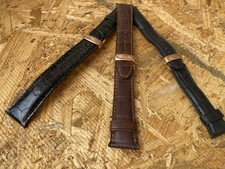 TRIS Cinturini Locman 22mm Vera Pelle Chiusura Deployante