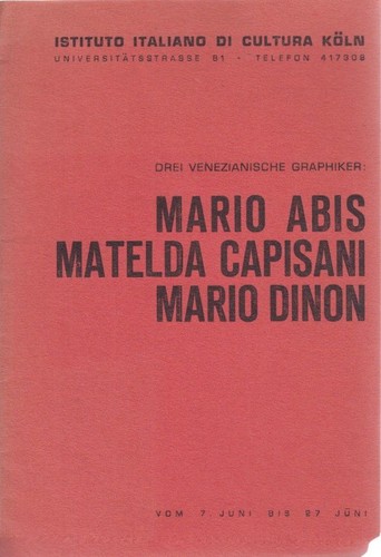 Drei venezianische graphiker - venezianische,