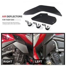 Radiator Cooling Fan Air Deflectors For Triumph Tiger 1200 2018 2019 2020 Black