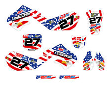 KIT GRAFICHE ADESIVI HONDA USA CR 125 250 1998 1999 CROSS SUPERMOTARD CRYSTAL
