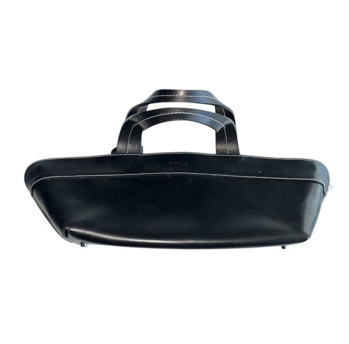 Furla black satchel top - satchel,