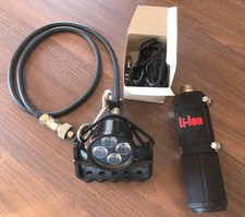 Torcia primaria Light For Me 4TEC subacquea tecnica DIR + canister 4.4 Ah
