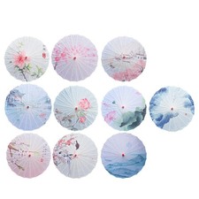 Ombrello orientale cinese in carta oleata per eventi, feste e oggetti di