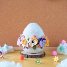 Easter Egg Flowers Crochet
