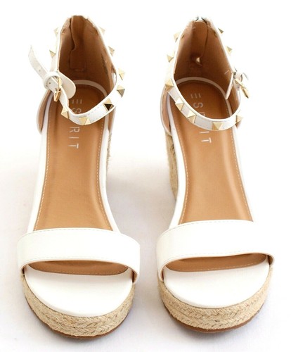 Esprit bianco romy espadrillas - bianco,