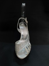 Sandalo sposa raso tacco 10 - sandalo,