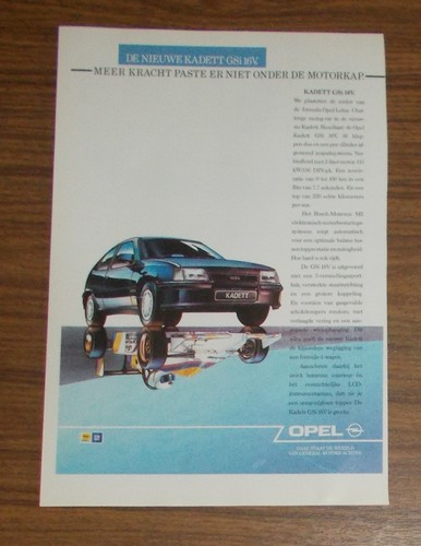 Rara pubblicità opel - pubblicità, kadett