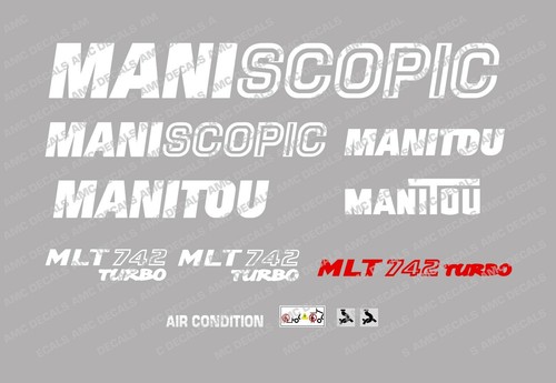 Set adesivi manitou mlt 742 - di,