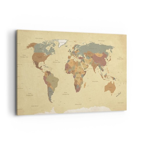 Quadro tela 120x80cm - tela, mappa