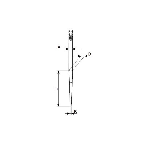 Spillo conico carburatore - conico, w