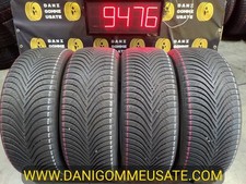 4 Gomme Usate - 225/55 R17 MICHELIN - Invernali Pneumatici Auto Battistrada 75%.