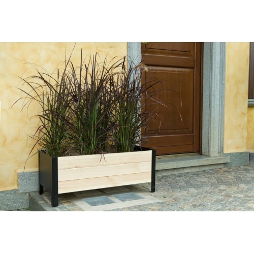 Fioriera legno giardino - legno, da