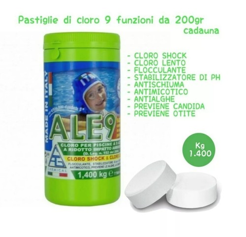 Piscina cloro pasticche 200 - , gr