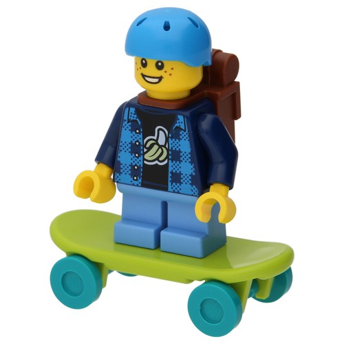 Lego minifigure skateboarder - lego,