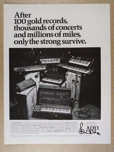 1976 arp sintetizzatori - 1976,