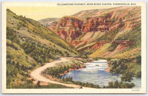 Cartolina lino yellowstone - di,