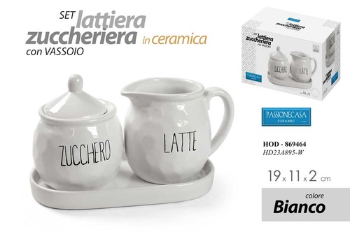 Set lattiera zuccheriera - set,
