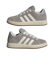  Scarpe Sneakers Bambini Unisex Adidas Grand Court 00s K Grigio 