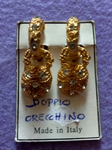 Orecchini vintage clip anni - orecchini,