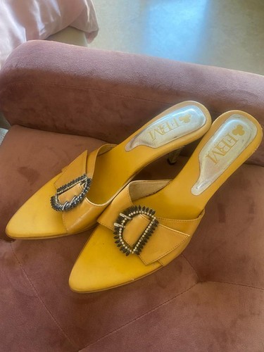 Tacco scarpa fbm - scarpa, gialla