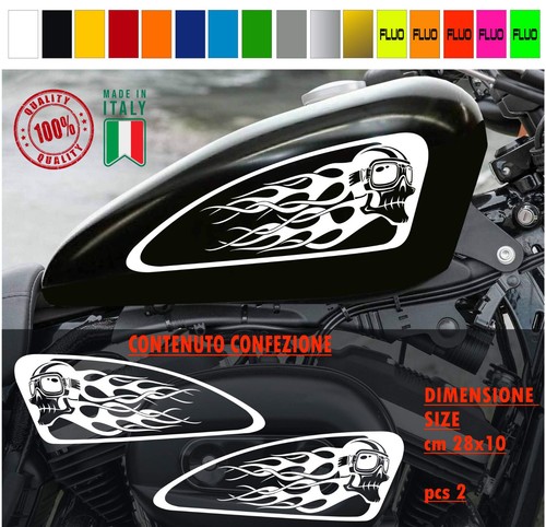 Kit adesivi serbatoio fiamme - kit, 2