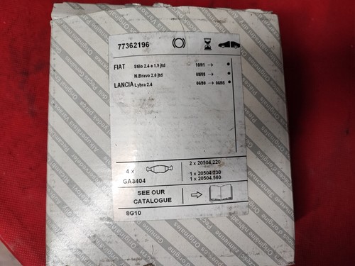Pattini freno anteriori fiat - freno,