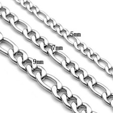 Bracciale uomo acciaio inossidabile Figaro catena bracelet chain stainless steel