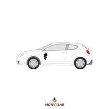 Adesivo biscione alfa romeo - adesivo,