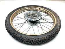 RUOTA CERCHIO PNEUMATICO ANTERIORE MALAGUTI DUNE 50 1986-1989 MR4 CON RUGGINE