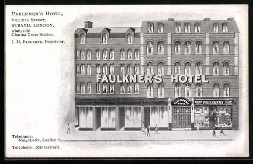 Cartolina strand faulkner s - strand,, faulkner's