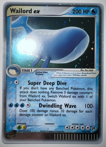Pokemon tcg wailord ex - wailord,