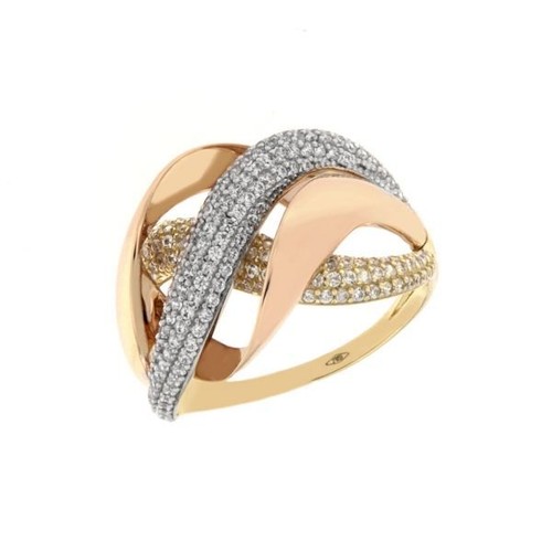 Anello intreccio oro - anello,