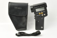 MINOLTA SPOTMETER F esposizione digitale alla luce con custodia, cinturino [QUASI NUOVO] GIAPPONE #313