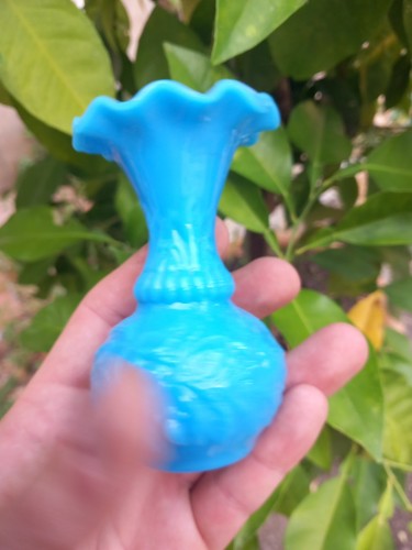 Vaso vetro opalino - vaso, in