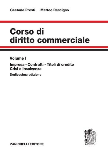 Corso diritto commerciale - diritto,