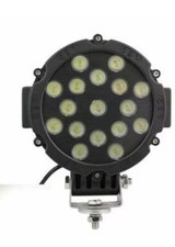 Faro Led Lavoro 12/24v 51wtt 17 Led Ideale Per Jeep Camion Fuoristrada Lavoro