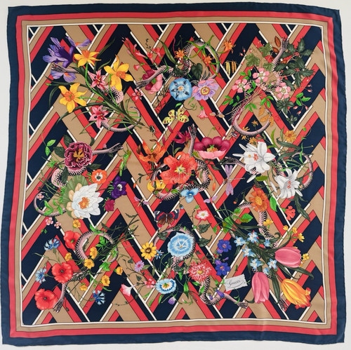 Foulard soie gucci - foulard, en