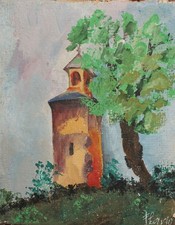 Dipinto ad olio espressionista