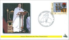 VATICANO BUSTA FDC INIZIO