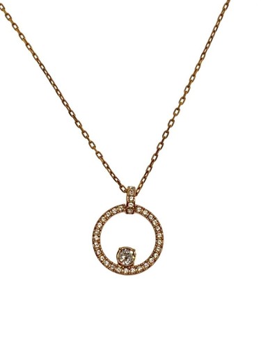 Swarovski necklace gld top - swarovski, necklace/-/gld/top