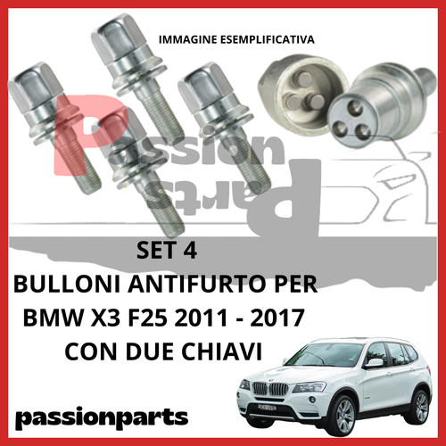 Kit bulloni antifurto - 4,