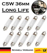 10x Jurmann C5W 36 mm 12V Long