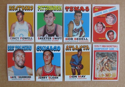 1971 topps basketball - basketball, card