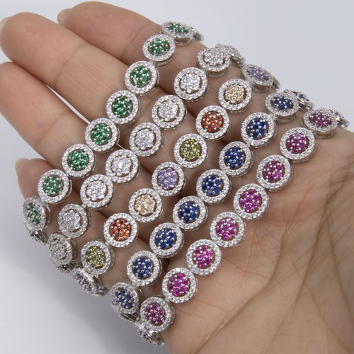 Bracciale tennis disco - bracciale, a