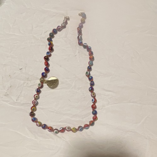 Collana rotonda con perline - , in